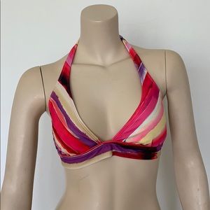 Kenneth Cole Reaction tie bikini halter top